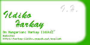 ildiko harkay business card
